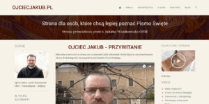 Strona osobista z blogiem - O. Jakub Waszkowiak OFM