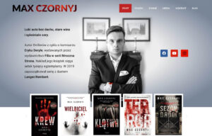 Max Czornyj - strona internetowa pisarza - platforma WordPress